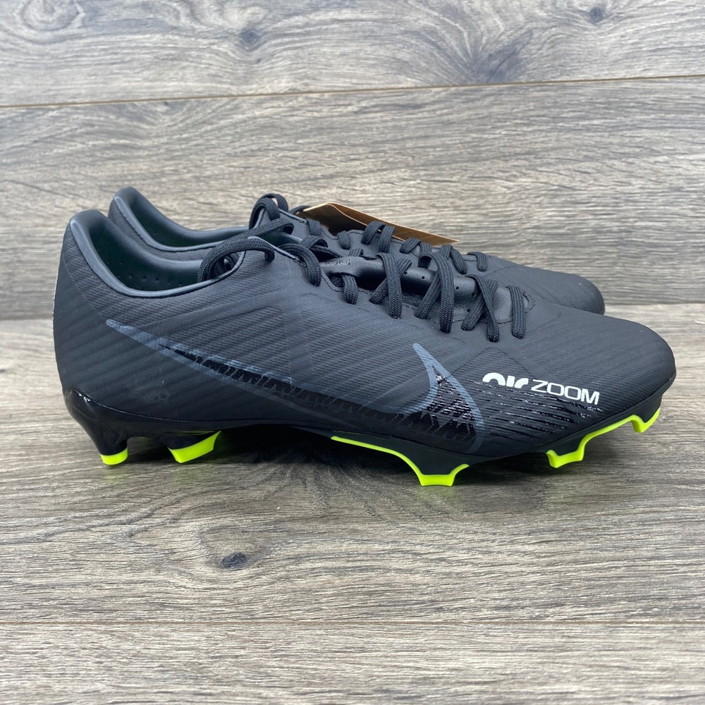 Nike Air Zoom Mercurial Vapor 15 Academy MG Mens 7 Black Volt DJ5631-001 Cleats